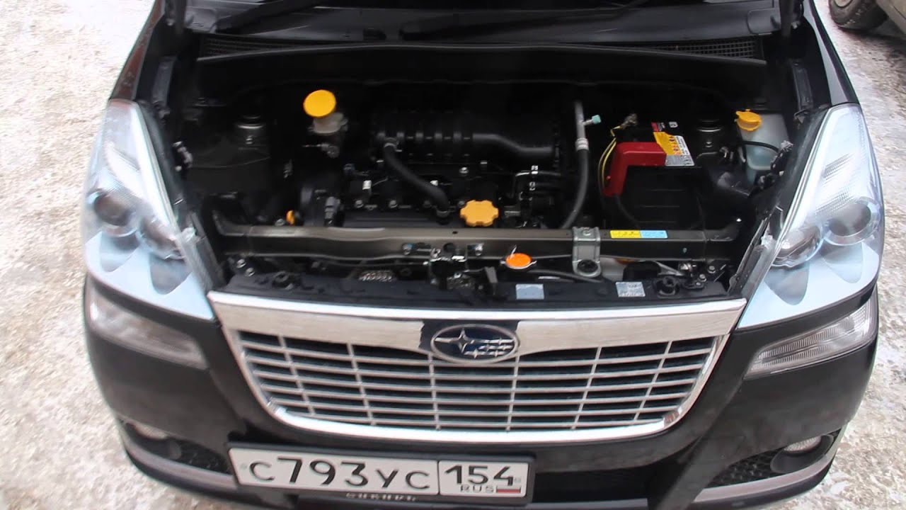 работа двигателя Subaru stella 2009