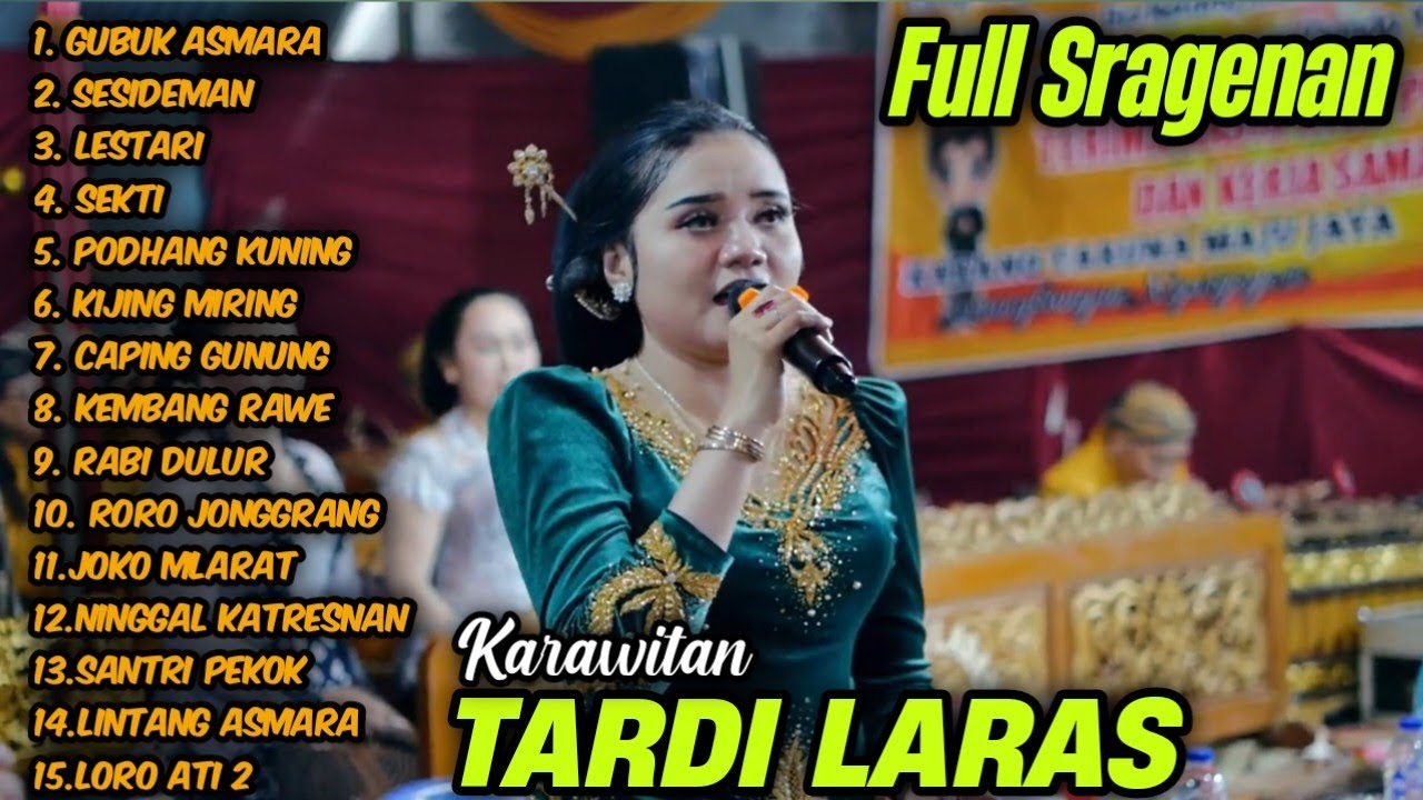 1 Jam Nonstop Sragenan Karawitan Tardi Laras Gayeng‼️
