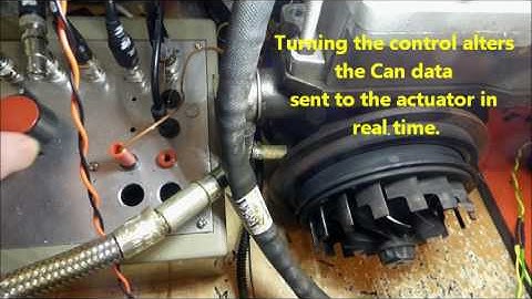 Holset HE351ve canbus controller testing