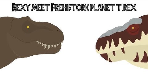 Rexy meets Prehistoric Planet T.Rex (StickNodes)