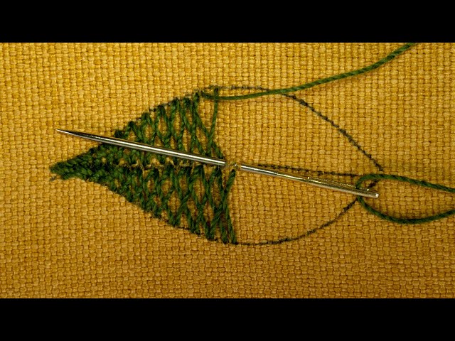 Hand Embroidery: How to Make a Herringbone Stitch - FeltMagnet