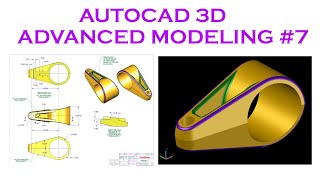 NO ONE WILL TEACH YOU THIS - AUTOCAD 3D MODELING - TRADITIONAL WAY (ADVANCED MODELING Exercise #7)