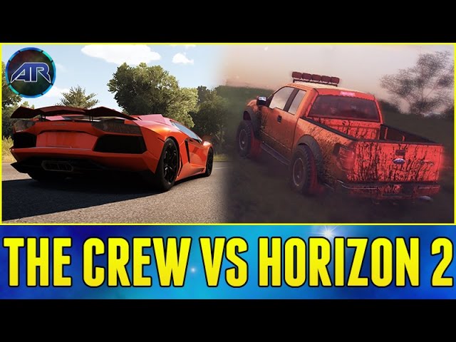 Forza Horizon 2 Vs The Crew Map Graphics Online Comparison Youtube