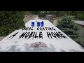 Bob Seal Coating a Manufactured Home Roof