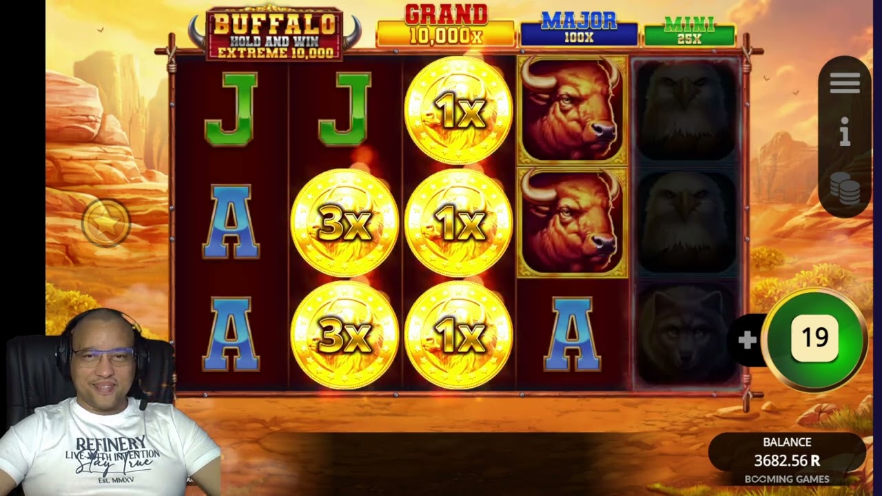 НОВАЯ ИГРА! — БУФФАЛО: ДЕРЖИ И ВРАЩАЙСЯ 10000X! — ЧТО ДУМАЕТЕ? — BOOMING GAMES