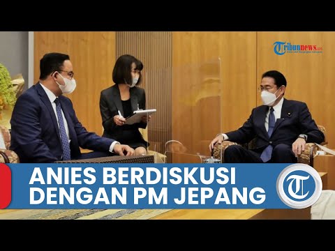 Momen Gubernur DKI Jakarta Anies Baswedan Bahas Perdamaian Dunia dengan Perdana Menteri Jepang