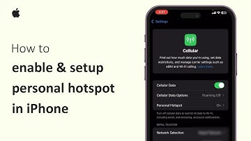 How To Enable & Setup Personal Hotspot In iPhone 2025 | Share Internet Connection With Other Devices