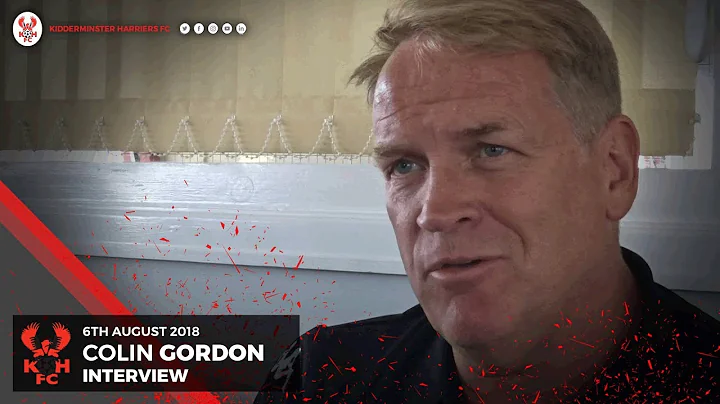 Colin Gordon update: 06/08/18