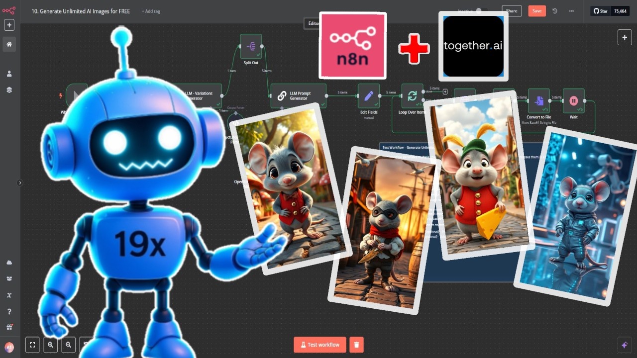 Generate Unlimited AI Images for FREE (No Catch!) | Step-by-Step Guide with Together.ai & N8N