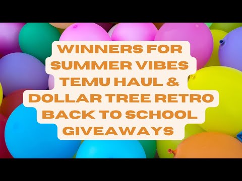 Summer Vibes Giveaway