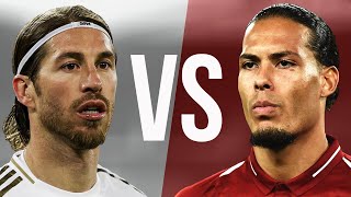 Sergio Ramos VS Virgil Van Dijk  Who Is The Best Center Back?  Crazy Defensive Skills & Tackles