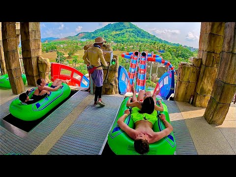 Scream Your Lungs Out: Water Coaster Ride at Andamanda Phuket