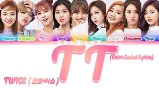 Download lagu TWICE (트와이스) - TT [Color Coded Lyrics Han|Rom|Eng]