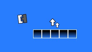 Geometry Dash, but if I randomly get launched, the video ends!