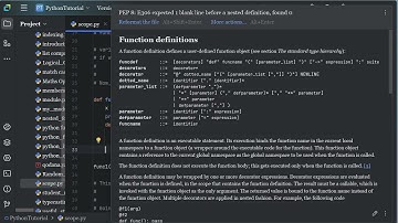 Python Tutorial   Variable Scope and Resolution