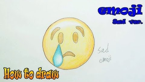 How to draw emoji faces step by step