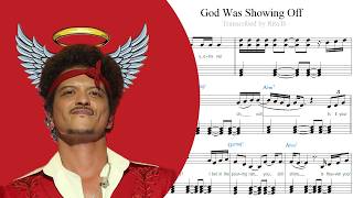 Bruno Mars — God Was Showing Off — Piano Sheet Music