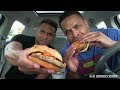 Eating Mc'Donalds Sweet BBQ Bacon Burger @hodgetwins