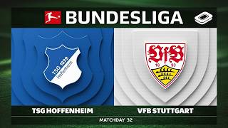 GYVAI TSG Hoffenheim prieš VfB Stuttgart | 32-oji diena - Bundesliga 2025/26