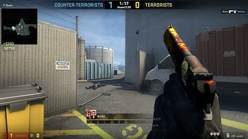 CSGO 1v4 Deagle Ace Clutch - Nuke