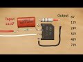 Easy 220v to Multiple Output Circuit