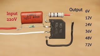 Easy 220v to Multiple Output Circuit