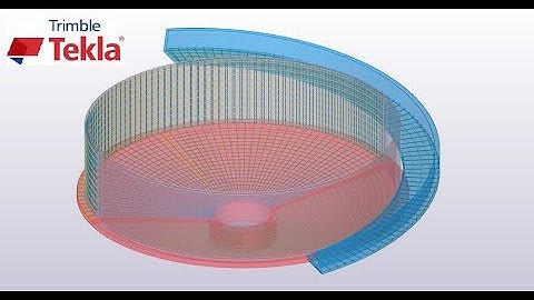 Tekla Structures - Curved rebars