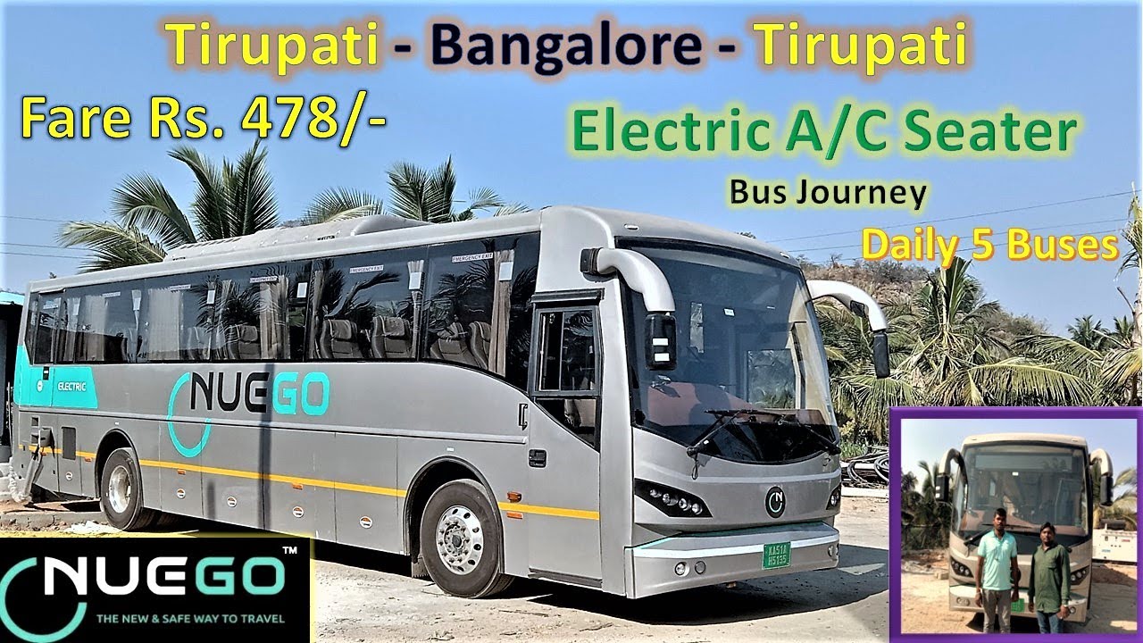 Tirupathi Bengaluru Electric Bus Nuego EV Bus Bus Journey Cabin tirupathi-bengaluru-electric-bus-nuego-ev-bus-bus-journey-cabin
