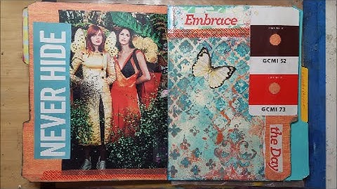 File Folder Art Journal: Never Hide