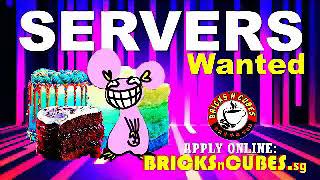 Servers wanted.