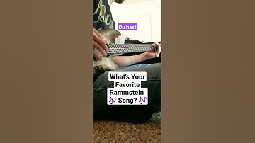 Thumbnail of What's Your Favorite Rammstein Song? 🎶 Du Hast Guitar Cover