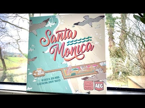 Unboxing & Setup: Santa Monica - Little Rocket Games - Gioco da Tavolo