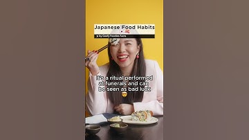 Japanese Food Habits: Chopsticks! 🇯🇵 #shorts