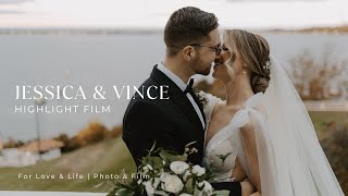Jessica & Vince's Highlight #weddingfilm | Long Island Fall Wedding at Mansion at Timber Point