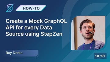 Create a Mock GraphQL API for every Data Source using StepZen