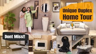 MindBlowing Duplex Villa: A MustSee Home Tour | Unique Duplex House interior Design