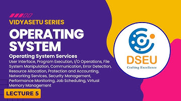 Operating System | Unit - 1 | OS Services| Part- 4 | Diploma Semester 1 DSEU | VidyaSetu Series