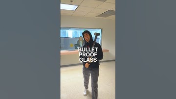 Bulletproof Glass vs Sledgehammer