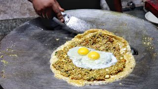 Most Hygienic 3 Layer Omelette Dishes | Egg Street Food | Indian Street Food