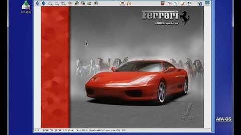 AMiGA AFA OS: LoView Viewer an Save Image in various formats