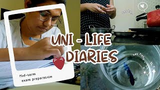 Uni Life with onlyasmivibes // mid-term exam preparation //OnlyAsmiVibes