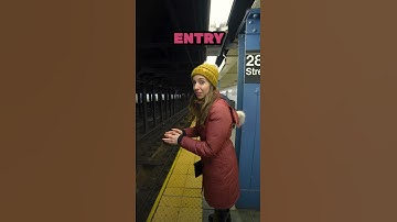 You need to know these subway hacks 🚊 #newyorkcity