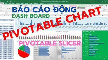 Hướng dẫn tạo báo cáo động Dash board bằng Pivotable Chart Slicer Excel