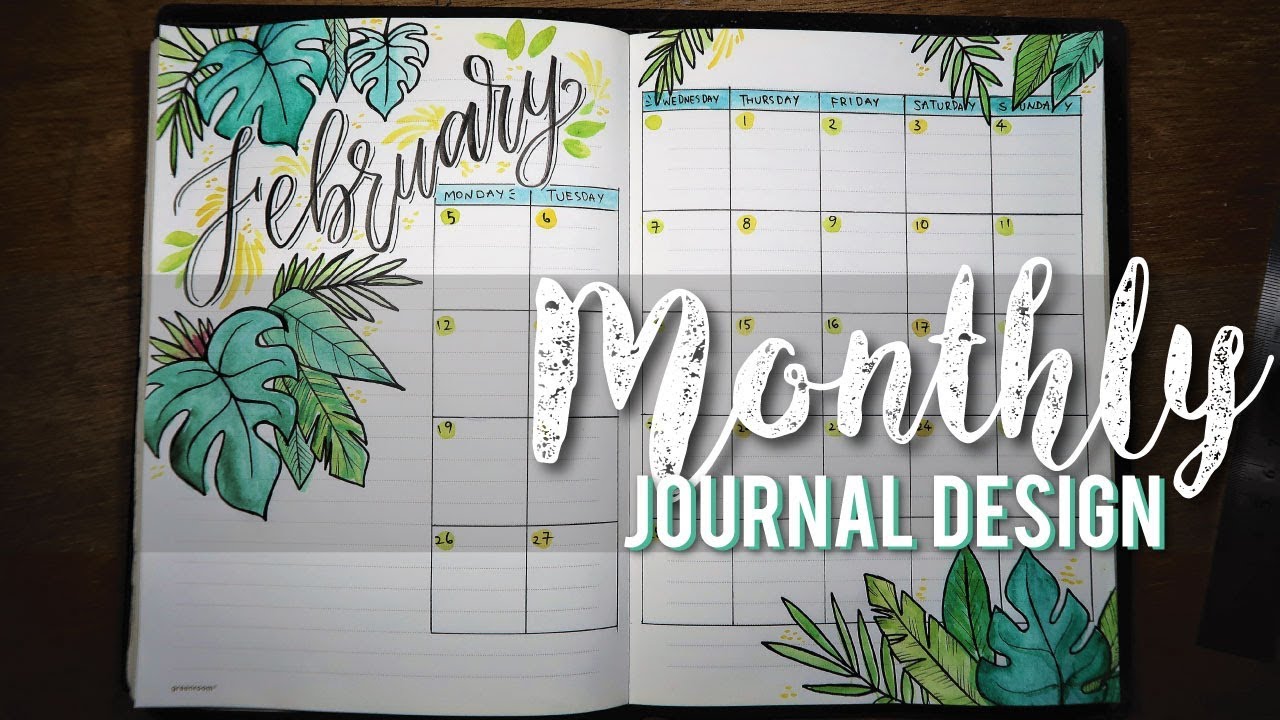 diary design february 2018 journal on lined pages youtube design for diary