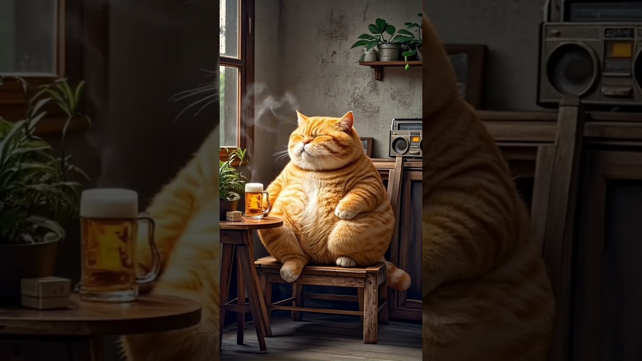 The cat felt sorry for him. The cat was sad. 😰