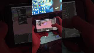 Rendering on my phone using blender #blender3d #blenderrender #blenderanimation