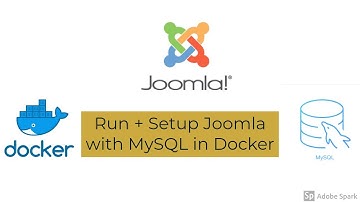Run and Setup Joomla with MYSQL in Docker