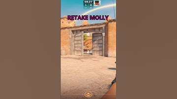 RETAKE MOLLY ON DUST 2 #shorts #cs2