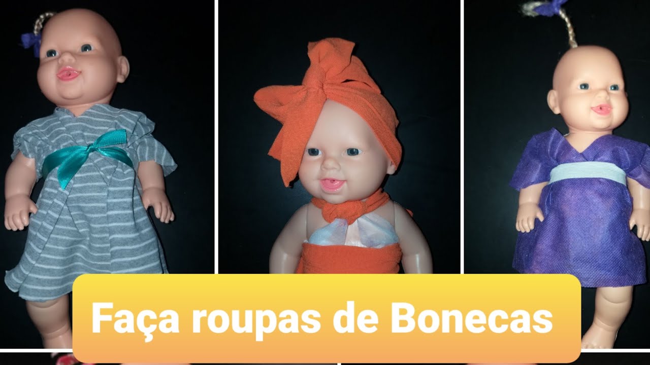 créditos fotos  Roupas de boneca de pano, Costurando roupas de