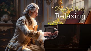 Classical music, romantic piano melodies  Mozart, Beethoven, Chopin, Bach, Tchaikovsky